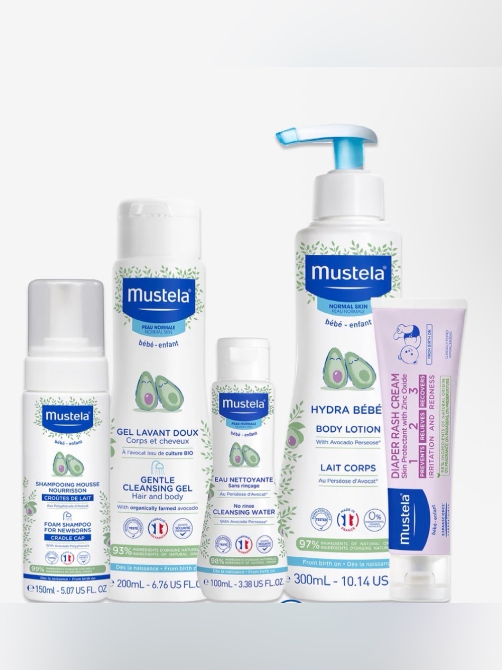 Mustela Hydra Bébé Body Lotion - White & Blue